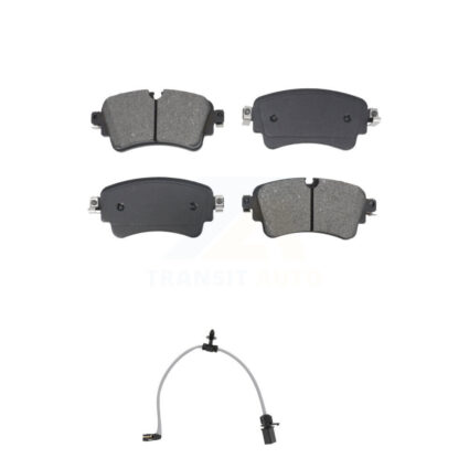 Rear Semi-Metallic Brake Pad And Wear Sensor Kit For Audi Q5 A6 Quattro A7 Sportback PHEV KSW-100832