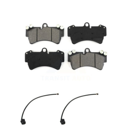 Front Semi-Metallic Brake Pads & Wear Sensor Kit For Audi Q7 with Ceramic Composite KSW-100849