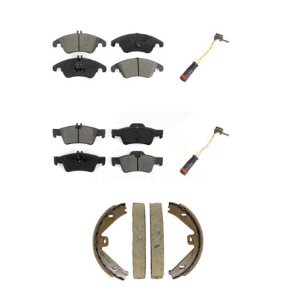 Front Rear Semi-Metallic Brake Pad Wear Sensor Kit (5Pc) For Mercedes-Benz E350 E250 E400 KSW-100892