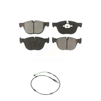 Front Semi-Metallic Disc Brake Pads And Wear Sensors Kit For BMW X6 xDrive35i with 3.0L KSW-100912