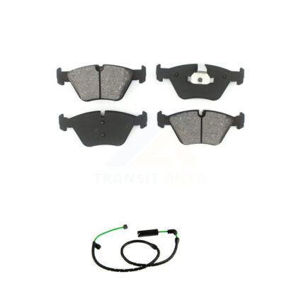 Front Semi-Metallic Disc Brake Pads And Wear Sensors Kit For BMW X3 3.0L KSW-100914