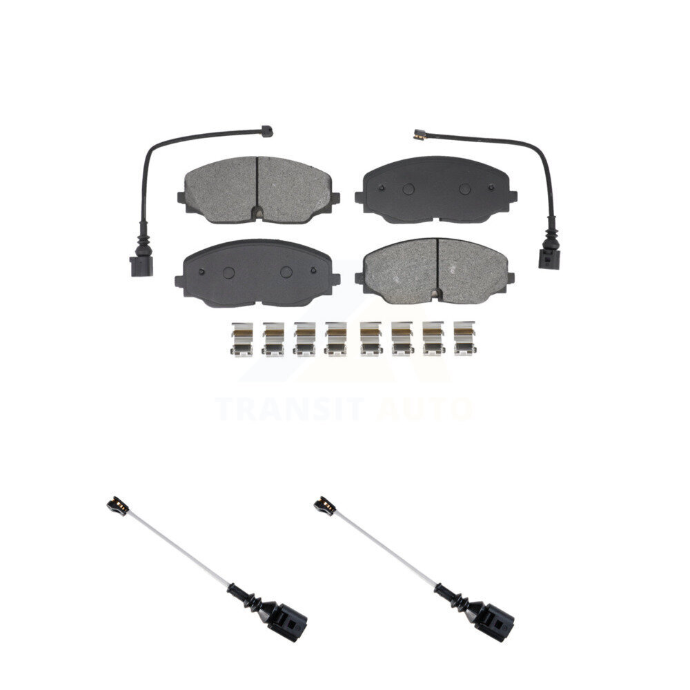 Front Semi-Metallic Disc Brake Pad Extra Wear Sensor Kit For Volkswagen Atlas Cross Sport KSW-100918