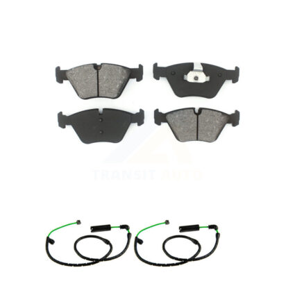 Front Semi-Metallic Disc Brake Pads And Wear Sensors Kit For BMW X3 3.0L KSW-100919