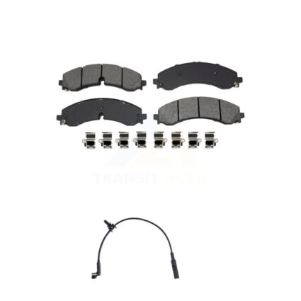 Rear Semi-Metallic Brake Pad & Wear Sensor Kit For GMC Chevrolet Sierra 2500 HD Silverado KSW-100920