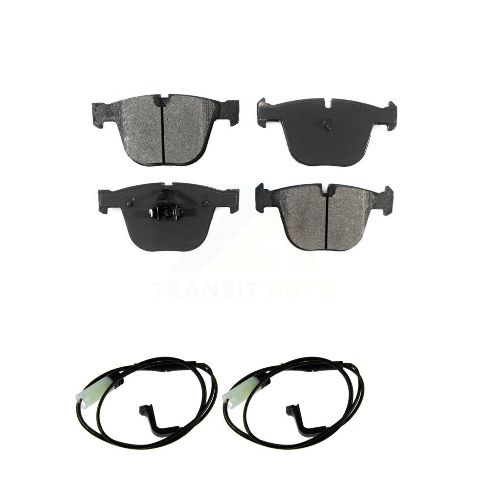 Rear Semi-Metallic Disc Brake Pads And Wear Sensors Kit For 2007-2010 BMW M5 KSW-100926