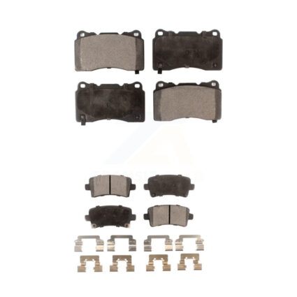 Front Rear Ceramic Brake Pads Kit For Buick Regal Cadillac XTS Saab 9-5 KTC-100007