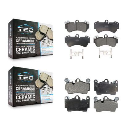 Front Rear Ceramic Brake Pads Kit For Porsche Cayenne Volkswagen Touareg KTC-100016