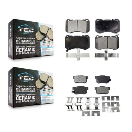 Front Rear Ceramic Brake Pads Kit For Acura TL KTC-100035