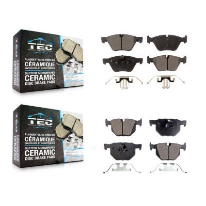 Front Rear Ceramic Brake Pads Kit For BMW 525i KTC-100039