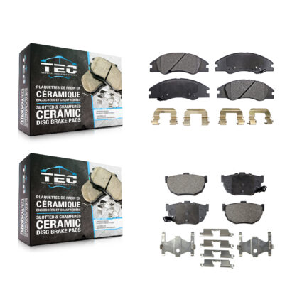 Front Rear Ceramic Brake Pads Kit For Kia Spectra Spectra5 KTC-100047