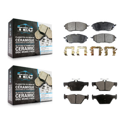 Front Rear Ceramic Brake Pads Kit For Subaru Outback WRX Legacy KTC-100052