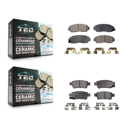 Front Rear Ceramic Brake Pads Kit For 2005-2010 Honda Odyssey KTC-100059