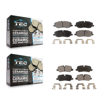 Front Rear Ceramic Brake Pads Kit For Land Rover LR3 Range Sport KTC-100065