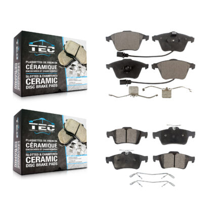 Front Rear Ceramic Brake Pads Kit For Saab 9-3 9-3X KTC-100070