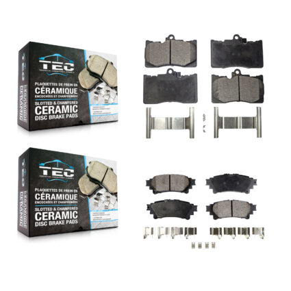 Front Rear Ceramic Brake Pads Kit For Lexus IS300 IS350 GS350 RC350 RC300 IS200t GS450h KTC-100073