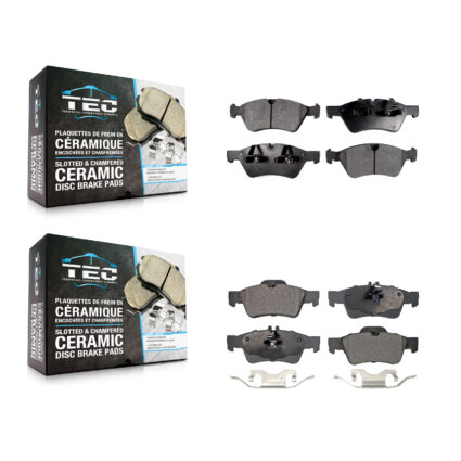 Front Rear Ceramic Brake Pads Kit For Mercedes-Benz E350 E550 E500 AWD KTC-100076