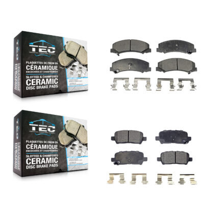 Front Rear Ceramic Brake Pads Kit For Chevrolet Impala Limited KTC-100084
