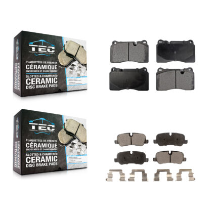 Front Rear Ceramic Brake Pads Kit For 2006-2009 Land Rover Range Supercharged KTC-100087