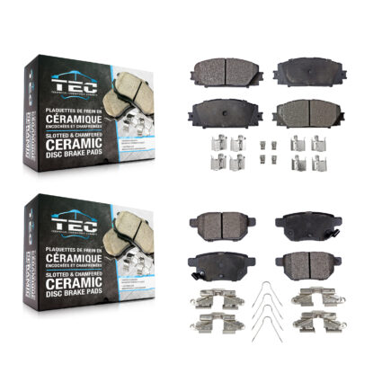 Front Rear Ceramic Brake Pads Kit For Toyota Yaris KTC-100093