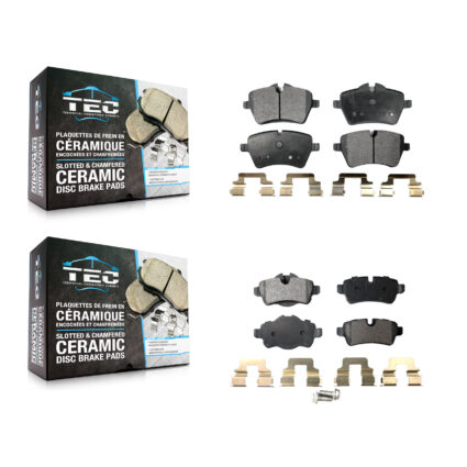 Front Rear Ceramic Brake Pads Kit For Mini Cooper With 294mm Diameter Rotor KTC-100101