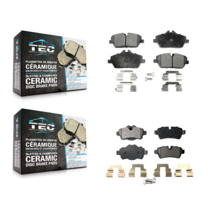 Front Rear Ceramic Brake Pads Kit For Mini Cooper With 280mm Diameter Rotor KTC-100135