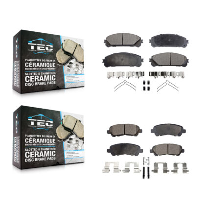 Front Rear Ceramic Brake Pads Kit For Toyota Highlander KTC-100140