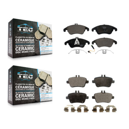 Front Rear Ceramic Brake Pads Kit For Mercedes-Benz SLK350 SLK250 SLC300 SLK300 KTC-100153