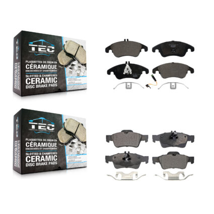 Front Rear Ceramic Brake Pads Kit For Mercedes-Benz E350 E400 E250 CLS400 KTC-100154