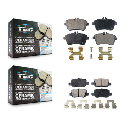 Front Rear Ceramic Brake Pads Kit For 2006-2011 Mercedes-Benz B200 KTC-100156