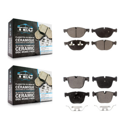 Front Rear Ceramic Brake Pads Kit For BMW X5 X6 xDrive50i KTC-100173