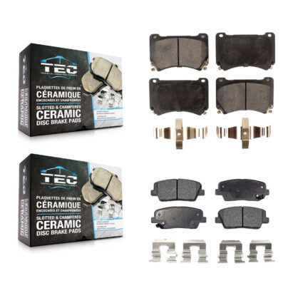 Front Rear Ceramic Brake Pads Kit For Hyundai Genesis Equus KTC-100174