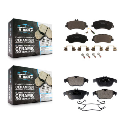 Front Rear Ceramic Brake Pads Kit For Mercedes-Benz GLK350 GLK250 KTC-100186
