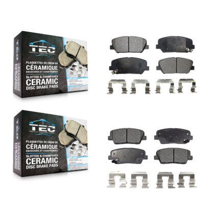 Front Rear Ceramic Brake Pads Kit For Hyundai Genesis Coupe KTC-100193