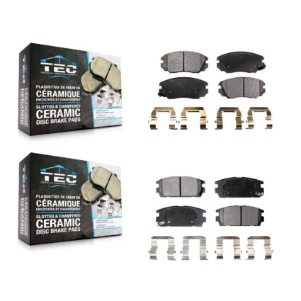 Front Rear Ceramic Brake Pads Kit For Chevrolet Equinox GMC Terrain KTC-100199