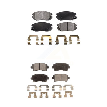 Front Rear Ceramic Brake Pad Kit For Chevrolet Buick Malibu Impala LaCrosse Regal Limited KTC-100200