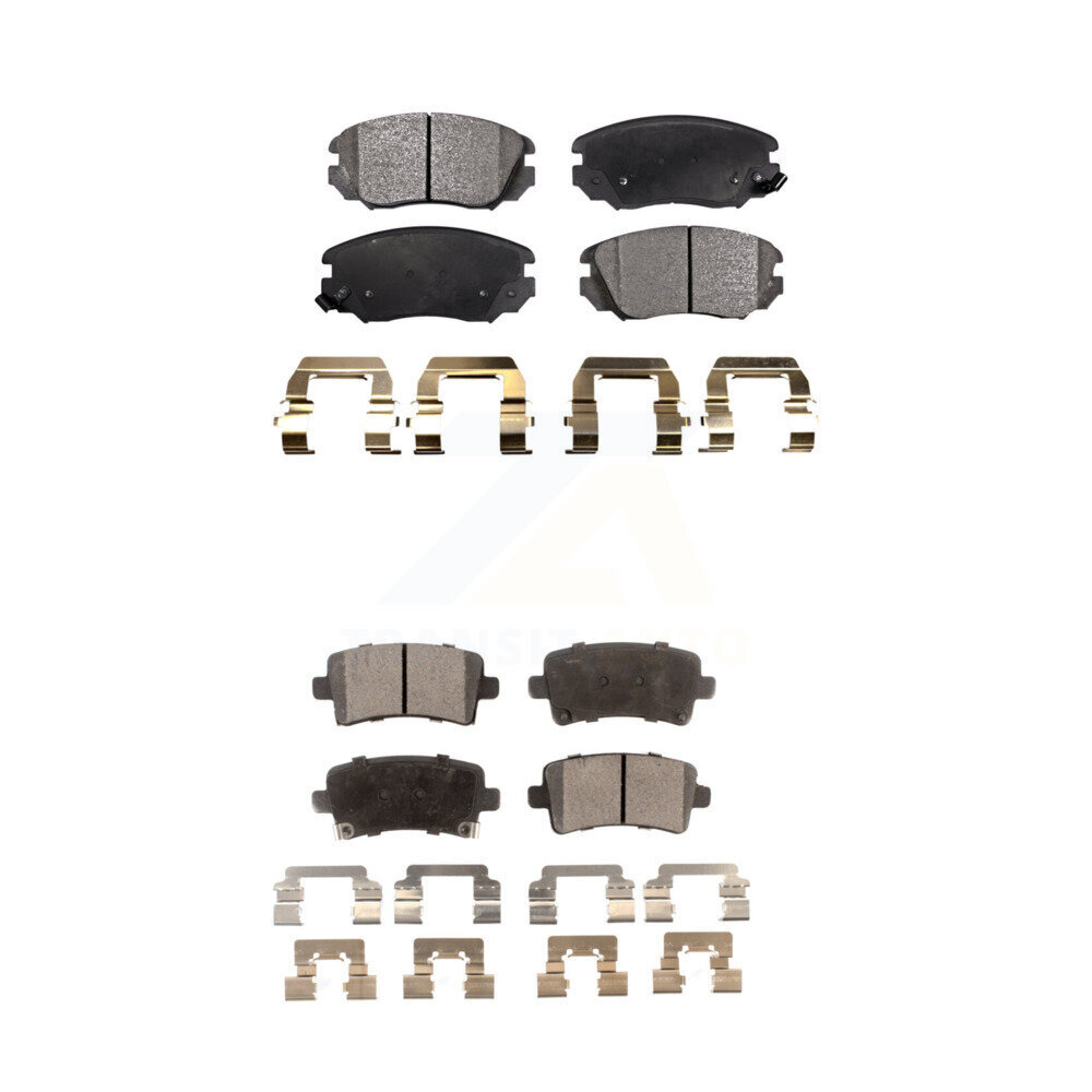 Front Rear Ceramic Brake Pad Kit For Chevrolet Buick Malibu Impala LaCrosse Regal Limited KTC-100200