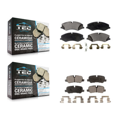 Front Rear Ceramic Brake Pads Kit For Land Rover Range Sport LR4 KTC-100203