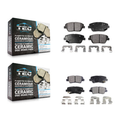 Front Rear Ceramic Brake Pads Kit For Kia Optima With Electric Parking KTC-100209
