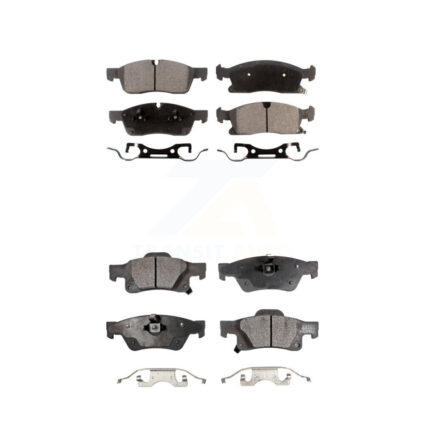 Front Rear Ceramic Brake Pads Kit For Dodge Durango Jeep Grand Cherokee WK KTC-100213