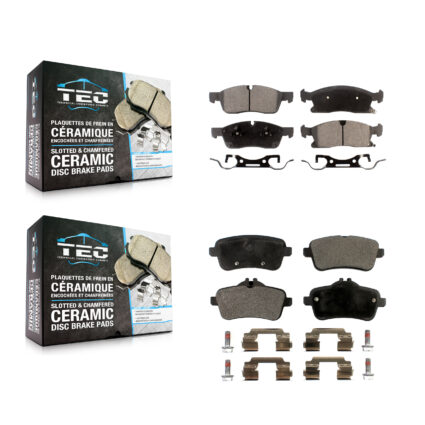 Front Rear Ceramic Brake Pad Kit For Mercedes-Benz ML350 GLE400 GLE350 GL350 GLS450 ML400 KTC-100214