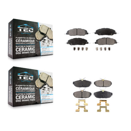 Front Rear Ceramic Brake Pads Kit For Ford Mustang Avanti KTC-100215