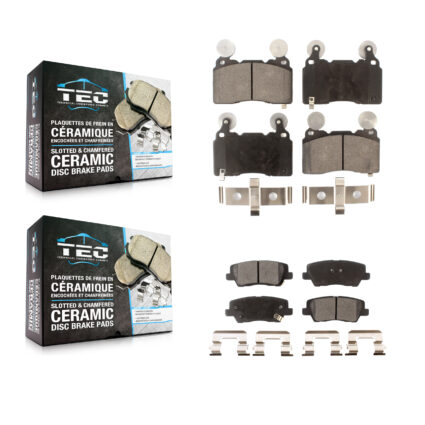 Front Rear Ceramic Brake Pads Kit For Cadillac CTS KTC-100219
