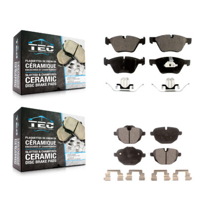 Front Rear Ceramic Brake Pads Kit For BMW 528i xDrive KTC-100221