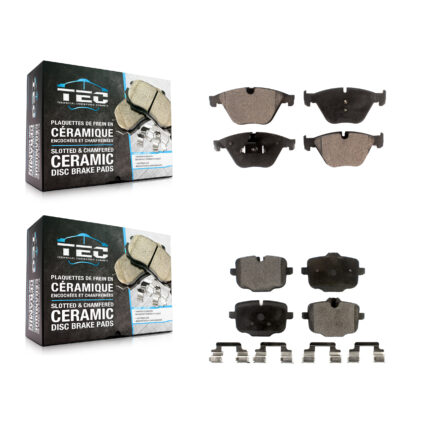 Front Rear Ceramic Brake Pads Kit For BMW 640i xDrive Gran Coupe 535i KTC-100222