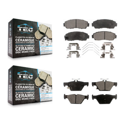 Front Rear Ceramic Brake Pads Kit For 2016-2019 Subaru Legacy 2.5L KTC-100233