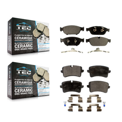 Front Rear Ceramic Brake Pads Kit For Audi A6 Quattro A7 A8 KTC-100244