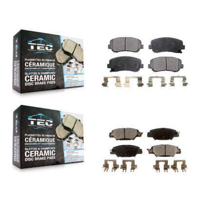 Front Rear Ceramic Brake Pads Kit For Mazda CX-5 KTC-100267