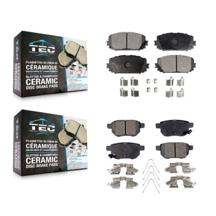 Front Rear Ceramic Brake Pads Kit For Toyota Yaris KTC-100268