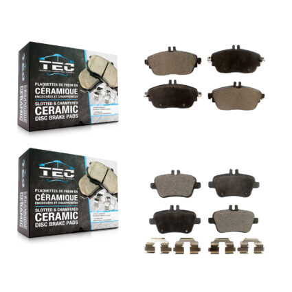 Front Rear Ceramic Brake Pads Kit For Mercedes-Benz GLA250 CLA250 B250 INFINITI QX30 B KTC-100282
