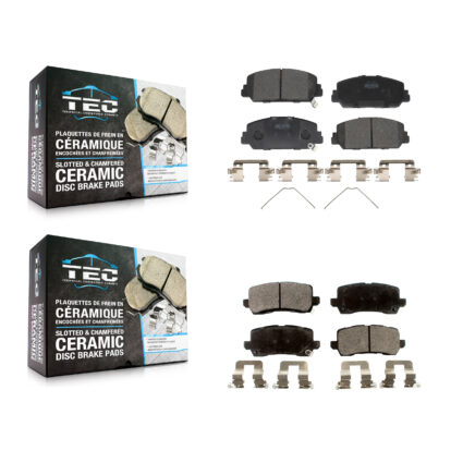 Front Rear Ceramic Brake Pads Kit For Acura RLX KTC-100285